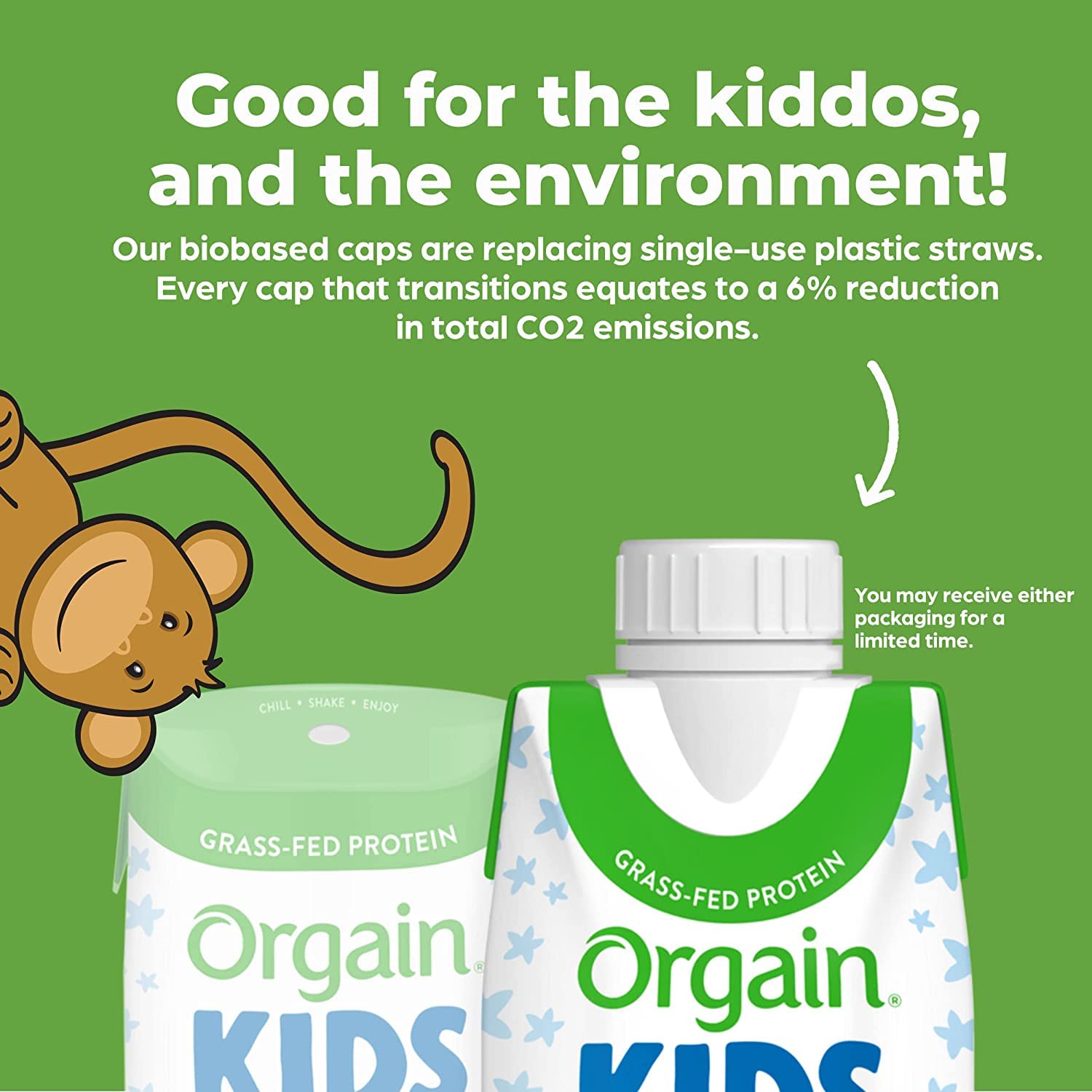 Orgain Organic Kids Nutritional Protein Shake, Chocolate - Kids Snacks with 8g Dairy Protein, 22 Vitamins & Minerals, Fruits & Vegetables, Gluten Free, Soy Free, Non-GMO, 8.25 Fl Oz (Pack of 12) - Image 3